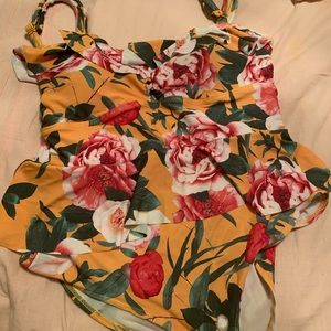 Accepting ALL offers! Floral Torrid One Piece